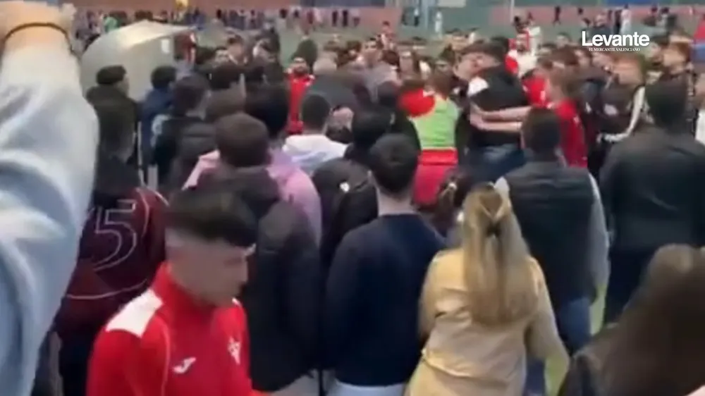 Invasión de campo y agresiones al CF Cullera en Segunda FFCV