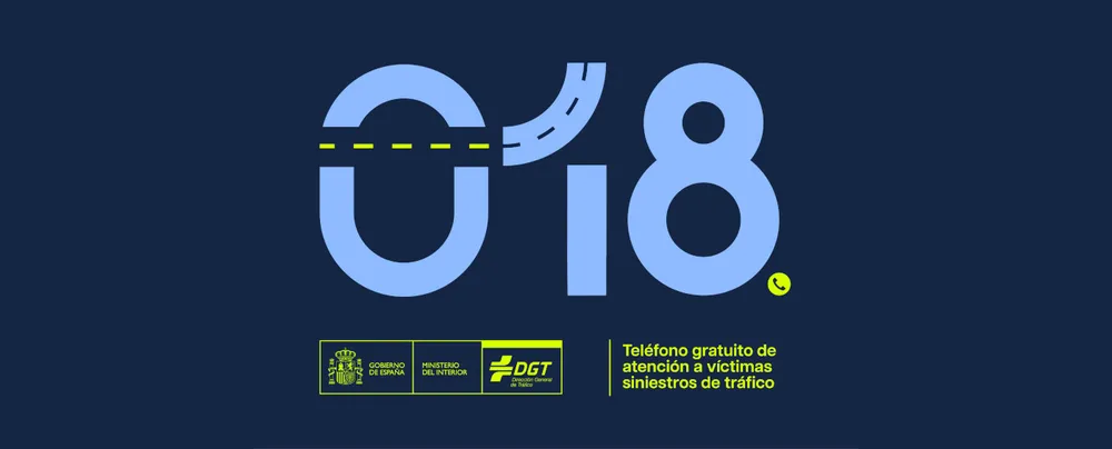 Nuevo teléfono 018 para atender a las víctimas de accidentes de tráfico