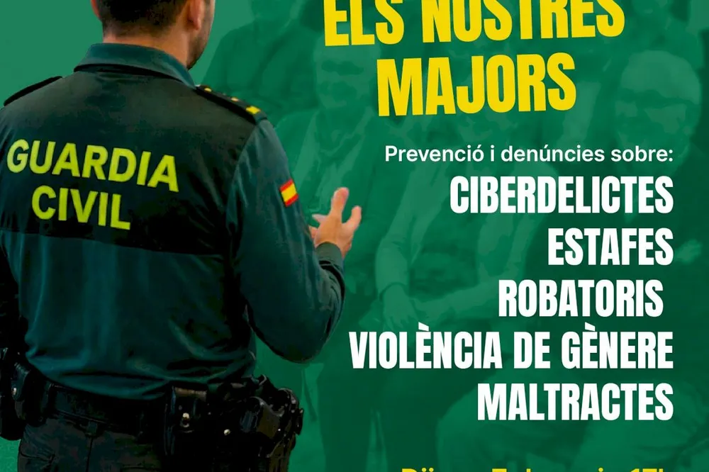 La Guardia Civil enseñará a la gente mayor a evitar ciberdelitos