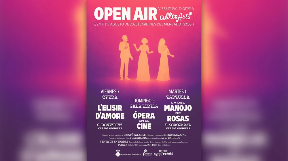 Ópera, zarzuela y música de cine: la gran apuesta cultural de agosto en los Jardines del Mercado