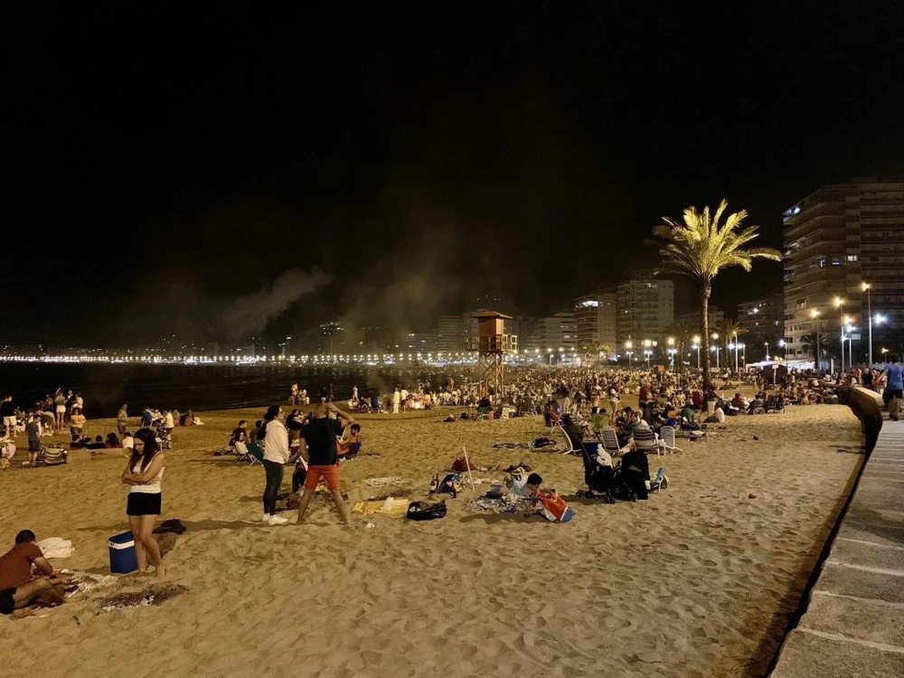 Cullera celebrará un año más la Noche de San Juan sin hogueras en sus playas