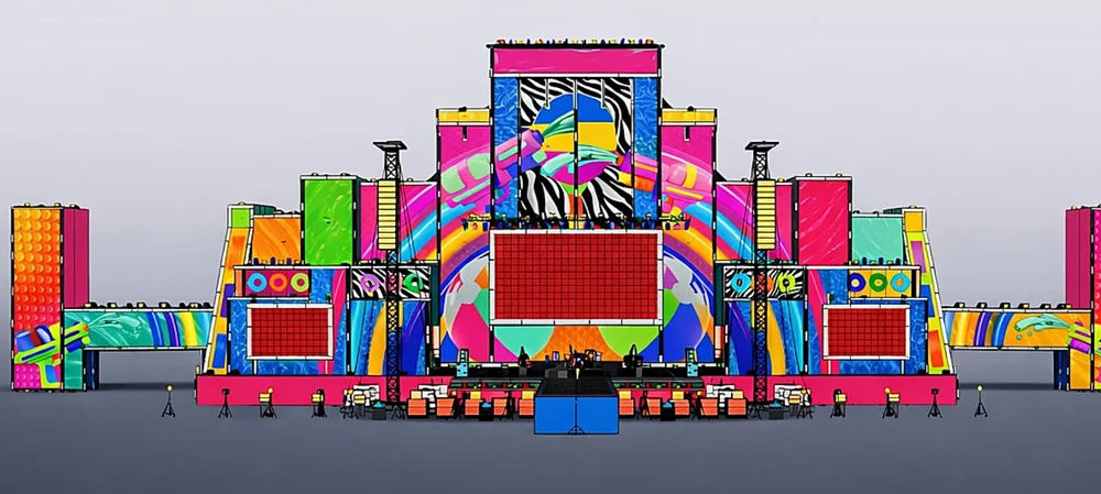 Comienza a tomar forma la colosal estructura de 120 toneladas para el quinto Zevra Festival