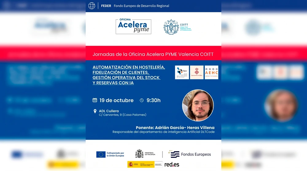 Una jornada pràctica gratuïta ensenyarà a aplicar la IA en l'hostaleria per a millorar negocis