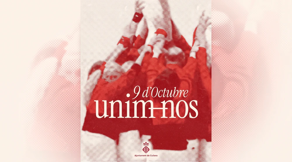 «Unim-nos»: Cullera fa de la muixeranga el seu símbol d’unió i força per a aquest 9 d’Octubre