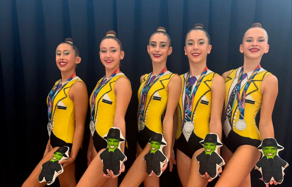 Una medalla de plata en gimnasia rítmica abre las puertas a la próxima competición autonómica