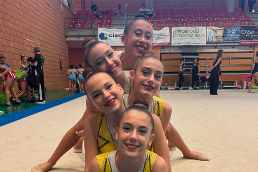 El deporte base asegura su presencia en el Campeonato de España de Gimnasia Rítmica en Cartagena